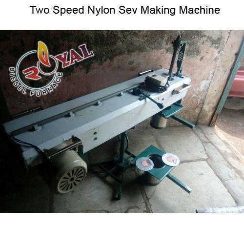 Semi Automatic Stainless Steel Two Speed Nylon Sev Making Machine