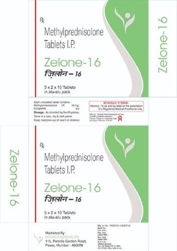 Zelone 16 Methylprednisolone Tablets