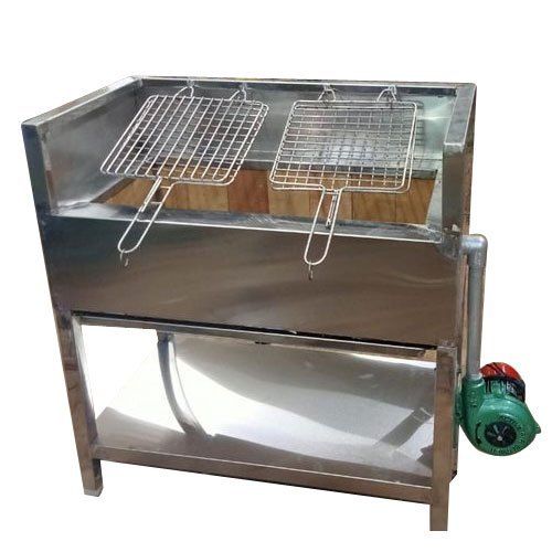 220 V Rust Proof Portable Stainless Steel Barbeque Machine With 2 Grill / 30 Minute Application: Restaurants