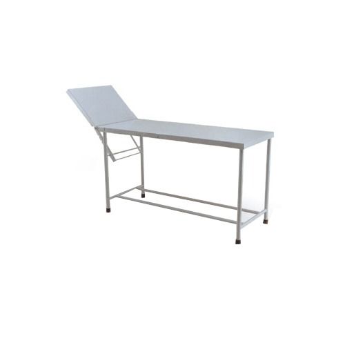 Durable 6 X 2 Fit Polished White Mild Steel Hospital Patient Examination Table