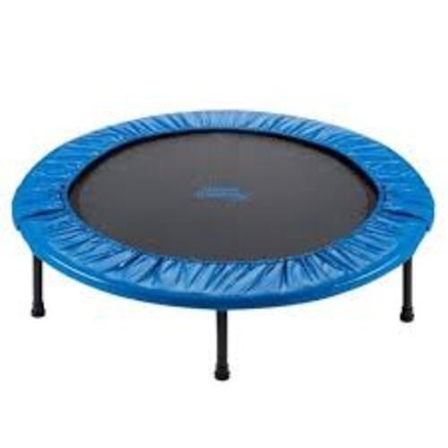 Black and Blue Round Shape 35 Inch Jumping Trampoline for Outdoor Use
