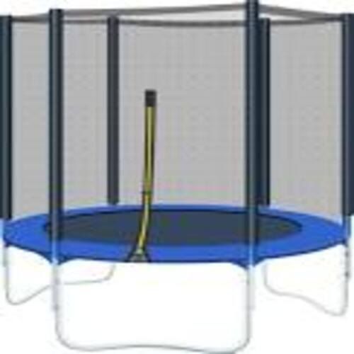 Black and Blue Round Shape 55 Inch Jumping Trampoline for Outdoor Use