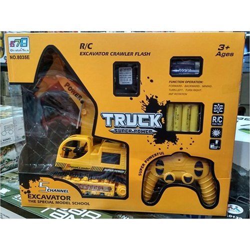 Five Channel Plastic JBC Truck Toy With Battery For Four To Ten Year Age Kids