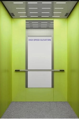 High Efficiency And Long Working Life High Speed Lemon And Silver Mild Steel Lift Cabins Usage: Residential Elevators