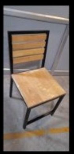Mild Steel Seamless Finish Brown And Black Adjustable Height Restaurant Chair 