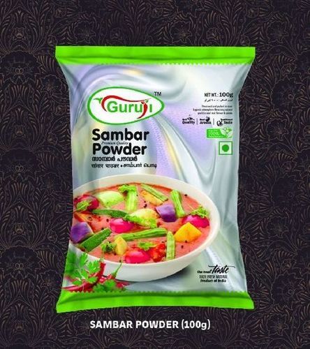 No Artificial Color Added Dried Organic Brown Sambar Masala Powder Shelf Life: 9 Months