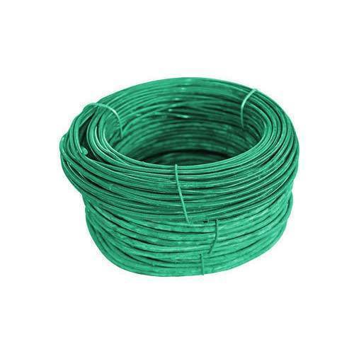 Round Shape High Performance Corrosion Resistance And Rust Resistance Green Pvc Coated Gi Wire, 7-9Mm, 10-13Mm Wire Diameter Size: Customized