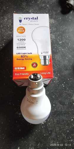 85 Percent Energy Saving 9 Watt Cool White Color Round Shaped Led Light Bulb Body Material: Aluminum