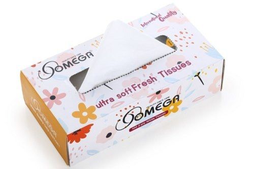 Disposable 2 Ply Soft Gentle Facial Skin Clean Absorbent Paper Tissue Application: Office & Hotel