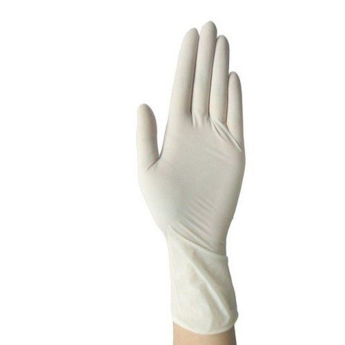 Disposable White Powder Free 6.5 To 8 Size Natural Latex Surgical Gloves For Hospital