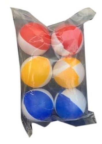 Double Color Three Inch Diameter Plastic Cricket Ball For Upto Six Years Kids Hardness: Rigid