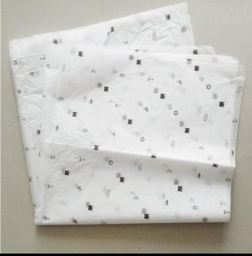 Hygenic And Skin Friendly White Printed Tissue Paper