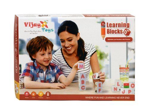 Multi Colored Plastic Learning Block For Kids Two To Five Years Age