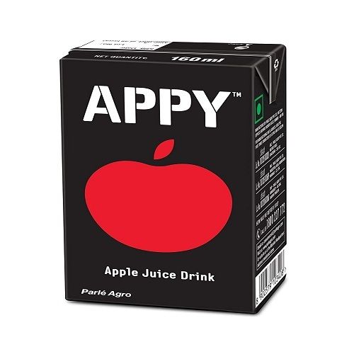 Parle Agro Energy Apple Juice Drink Available In Tetra Pack 160 Ml Packaging: Box