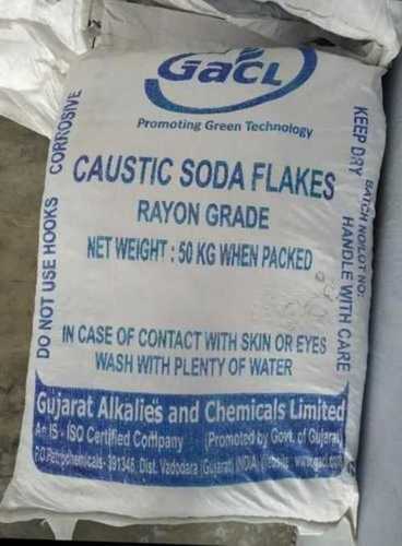 Rayon Grade Caustic Soda Flakes For Industrial Use, 50Kg Pack