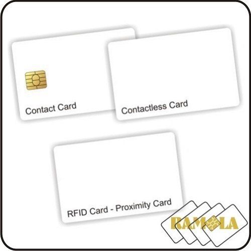  750 मोटाई के साथ आयताकार सफेद माइक्रो मैग्नेटिक स्ट्रिप कार्ड RFID कार्ड 