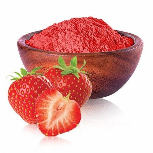Red Strawberry Fruit Spray Dried Powder For Soft Drink Flavor