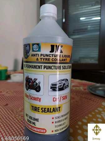 Anti Puncture Liquid Tyre Sealant And Tyre Coolant For Bikes And Cars 1000ml