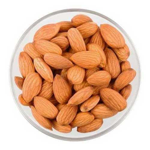 Brown High Protein Hard Texture Organic Dried Almond Nuts With Air Tight Packaging