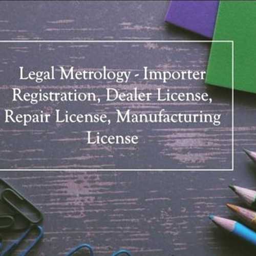 Legal Metrology Certificate Registration Service By Regular Pharma Consultant