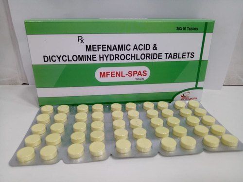 Mefenamic Acid And Dicyclomine Hydrochloride Tablets