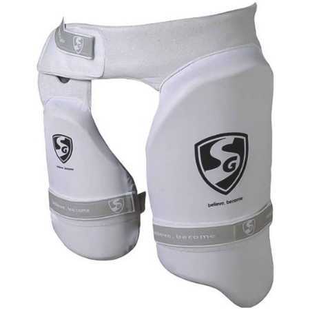 Plain White Cricket Thigh Pad For Right And Left Handed Batsmen Full Size Age Group: Adults