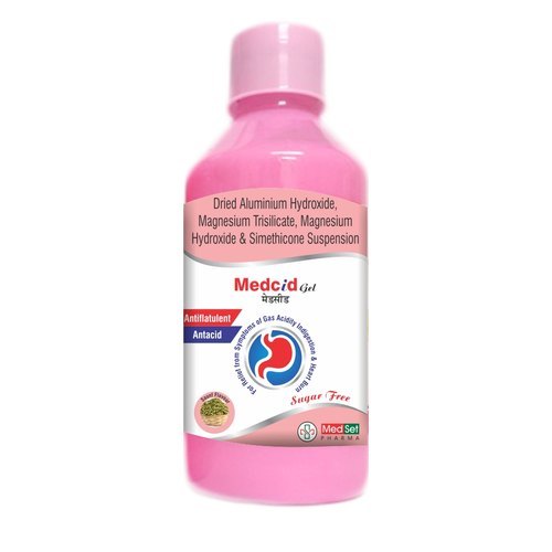 लिक्विड ड्राइड एल्युमिनियम हाइड्रॉक्साइड मैग्नीशियम ट्राइसिलिकेट सिमेथिकोन सस्पेंशन