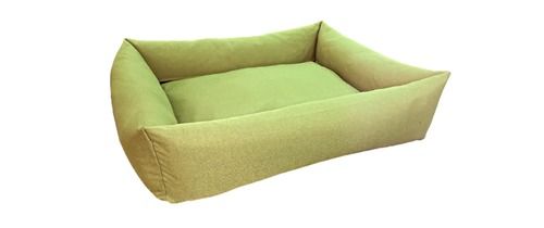 Eco Friendly Green Cotton Dog Bed With Size 60Cm X 50Cm X 20Cm 