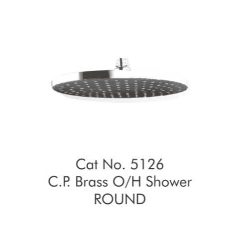 Long Life Span Easy Installation Chrome Plated Round Brass Over Head Shower (6 Inch) Size: 6 Inch