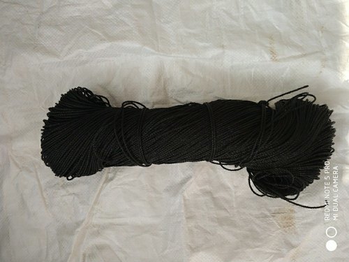 Pp Twisted Plastic Black Dori With 2Mm Thickness Application: Industrial