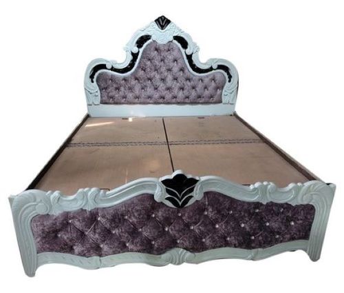 Queen Size Double Bed - Color: Brown