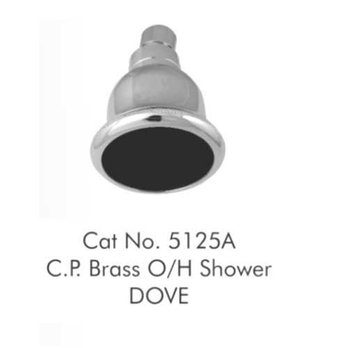 Round Scratch Resistant Easy To Fit Chrome Plated Bell Type Brass Over Head Shower