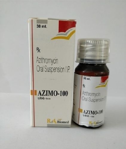  Azimo-100 ओरल सस्पेंशन सामग्री: एज़िथ्रोमाइसिन 100Mg