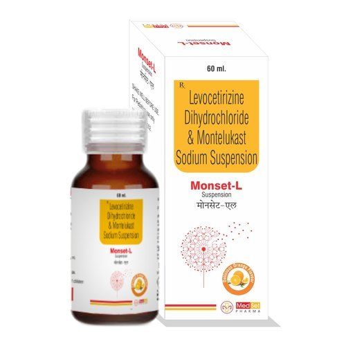 Liquid Levocetirizine Dihydrochloride Montelukasr Sodium Suspension