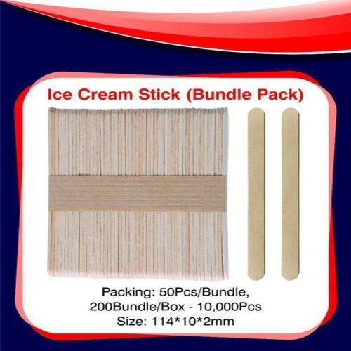 wooden ice cream stick