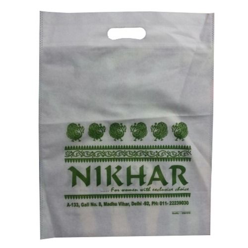 With Handle Reusable Custom Printed 90 Gsm Up To 5 Kg Capacity D Cut Hand Non Woven Bags For Shopkeepers