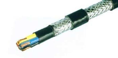 Round Industrial Crack Free Double Coated Shielded Insulated Shielded Cables Application: Construction