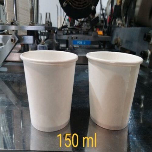 White Color 177 To 300 Gsm 150 Ml Round Shape Disposable Paper Cup
