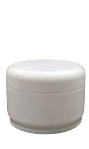 White Color Plastic Cream Jar