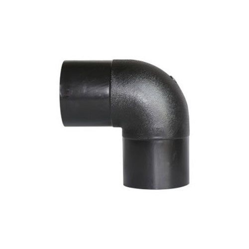 1.6 MPA Pressure Black Round 90 Degree Freeze Break Resistant HDPE Pipe Fitting Elbow