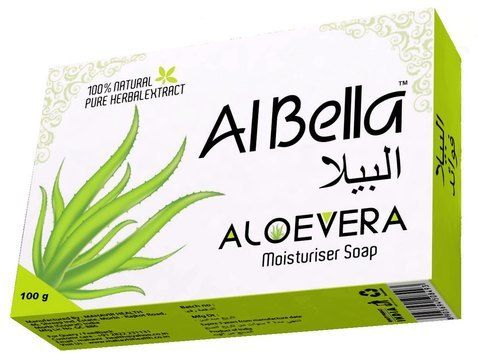 Green 100G Albella Aloevera Moisturizer Soap For All Type Of Skin