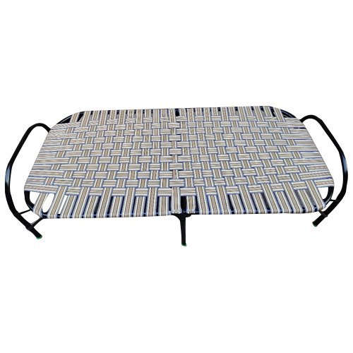 Niwar Plastic Folding Bed - 3.5x6 Feet, Multi Color | Eco-Friendly, Fireproof, UV Resistant, Indian Style