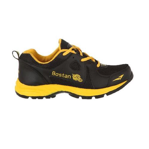 Black And Yellow Six To Twelve Size Mens Casual Canvas Sports Shoes With Outsole Pu Leather Size: 6-12