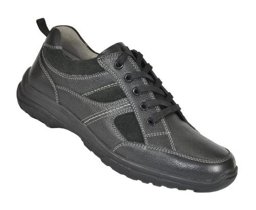 Black Lace Closure Type Men's Casual Shoes - New, Black Sole Color, Various Sizes Available | Breathable, Low Heel, Round Toe Style, Suitable for All Seasons