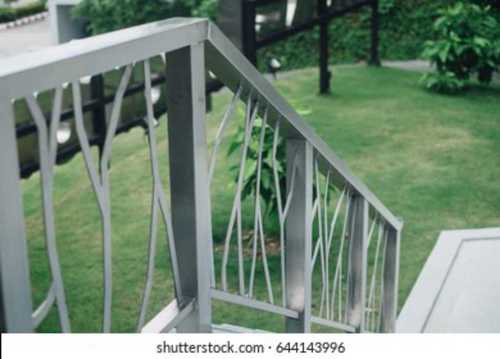 Easily Assembled Corrosion Resistant Polished Coated Shiny Silver Metal Railing