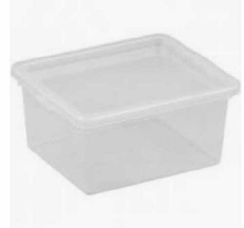 Eco Friendly Food Packaging White Transparent Plastic Container