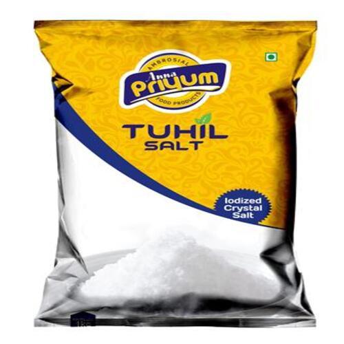 Gluten Free Added Preservatives Natural Taste White Tuhil Iodized Crystal Salt