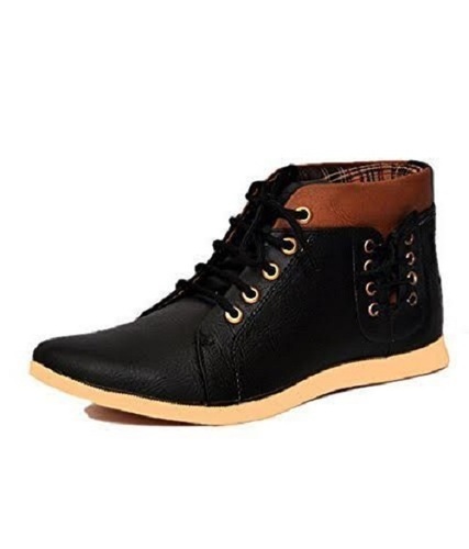 Lace Closure Canvas Shoes - Low Heel, Black Color, Anti Skid Features | Breathable Material, PU Leather Outsole, Round Toe Style, Suitable for All Seasons