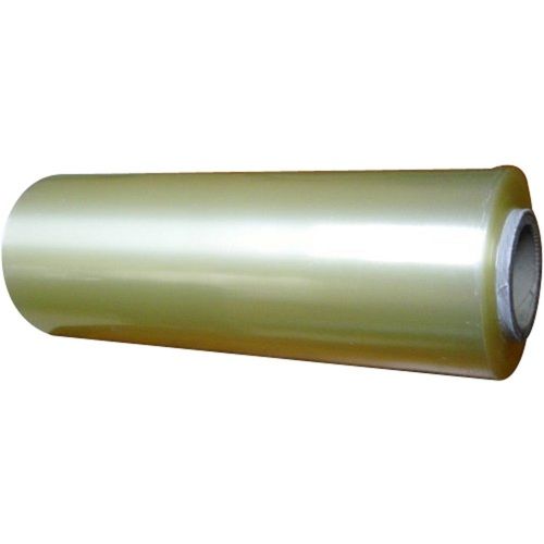 10 Micron Thickness Transparent Pvc Cling Stretch Film Roll For Industrial Packaging Hardness: Soft