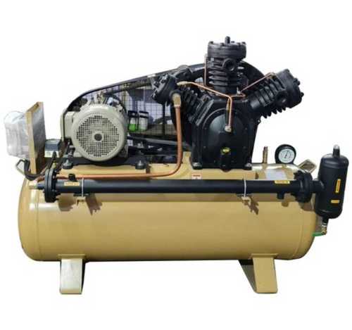 15 Hp 50 Litre Air Tank Capacity Mild Steel Industrial High Pressure Air Compressor